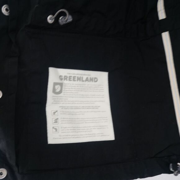 NEW Fjallraven Men's Small Raven BLACK Jacket Greenland G-1000 w/ Pullout Hood - Picture 10 of 14